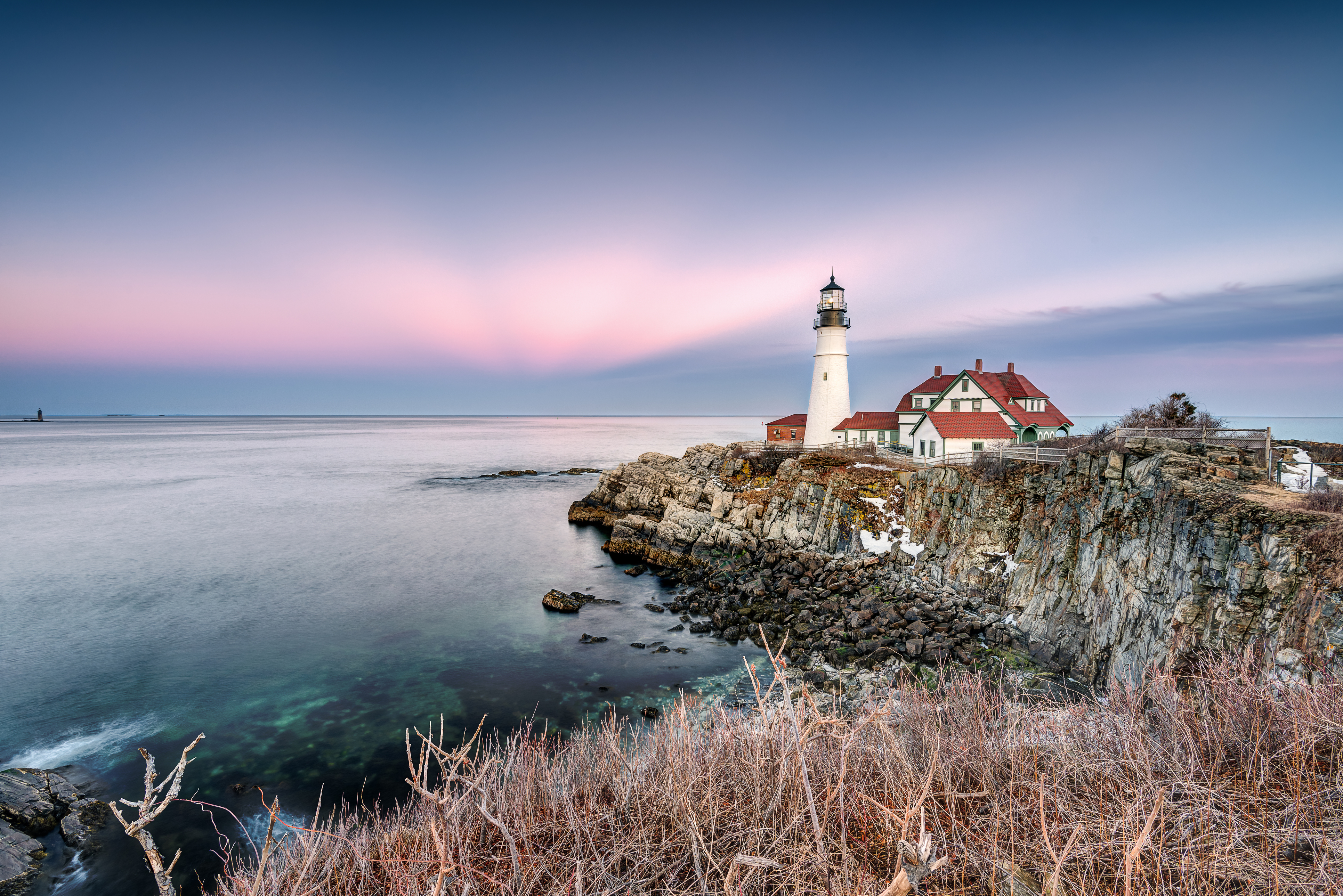 Portland Head Lighthouse in Winter