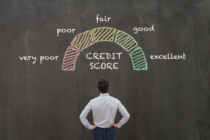 credit scores. Very Poor, poor, fair, good, excellent